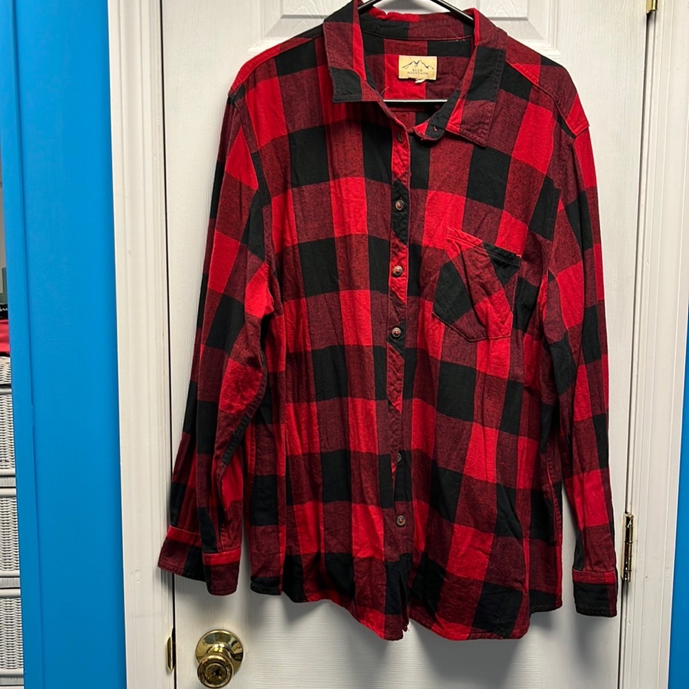 Red Buffalo Plaid Button Up♥️